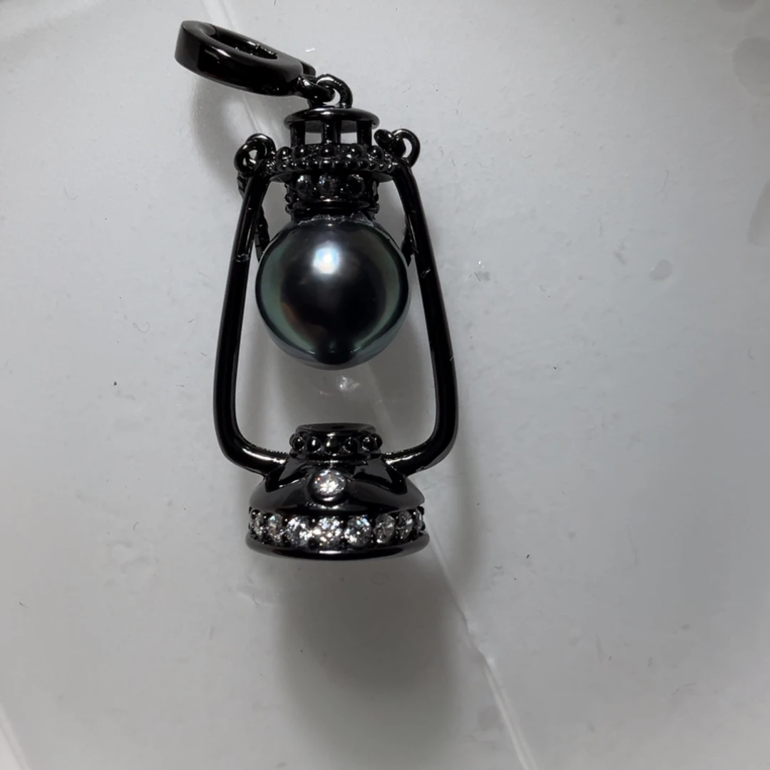 颈饰银S925镶嵌海水珍珠