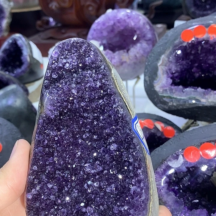 珠宝半成品未镶嵌紫晶