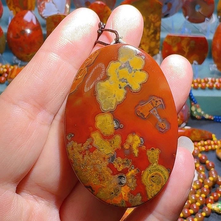 未镶嵌玛瑙/玉髓珠宝半成品