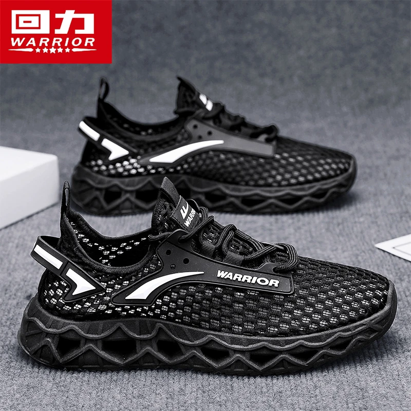 回力男鞋夏季透气镂空软底缓震男款网面鞋时尚百搭青少年椰子跑鞋