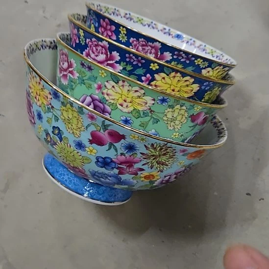 瓷片瑕疵釉裂6寸1个5寸2个4.5寸一个6666