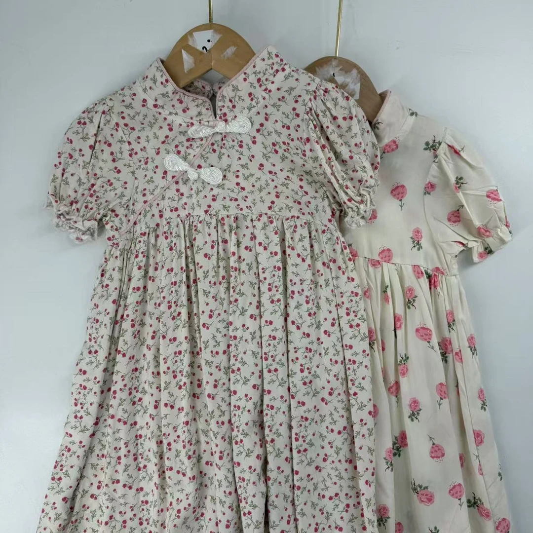 W695-连衣裙两件颜色花型混发(个别搭不开)