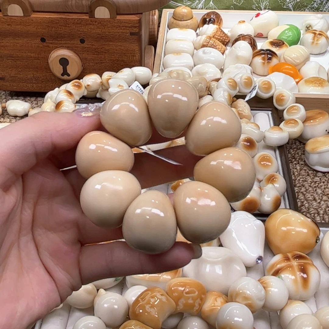 菩提根/象牙果手串9.26.31象牙果风化山竹瑕