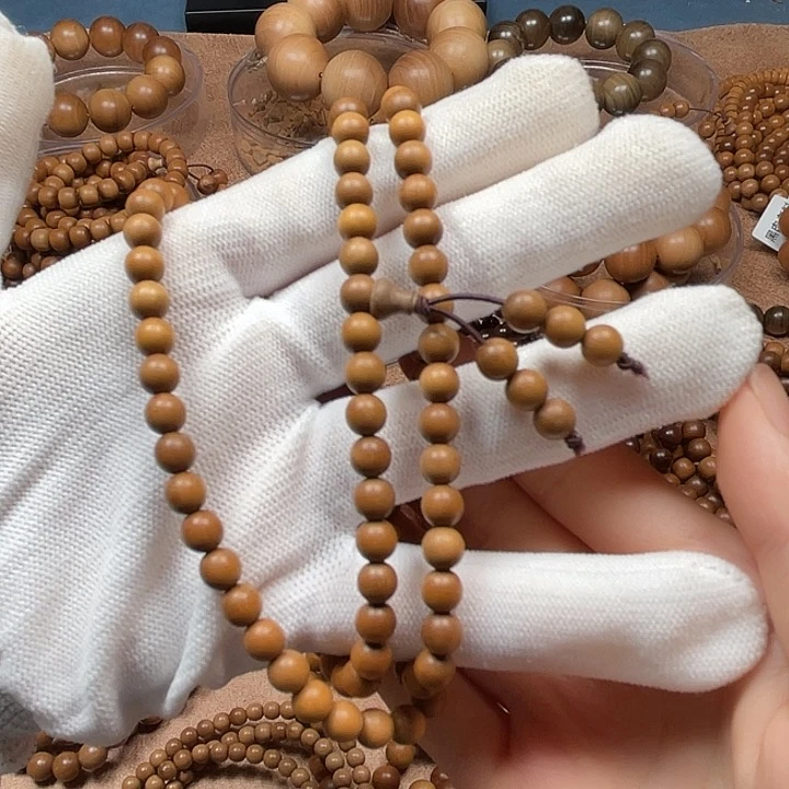 檀香木手串/手链0.6#108老山檀香