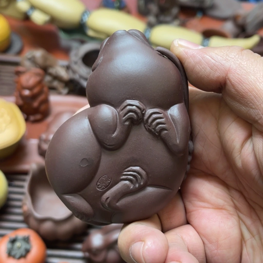 紫砂茶宠紫砂瑕疵