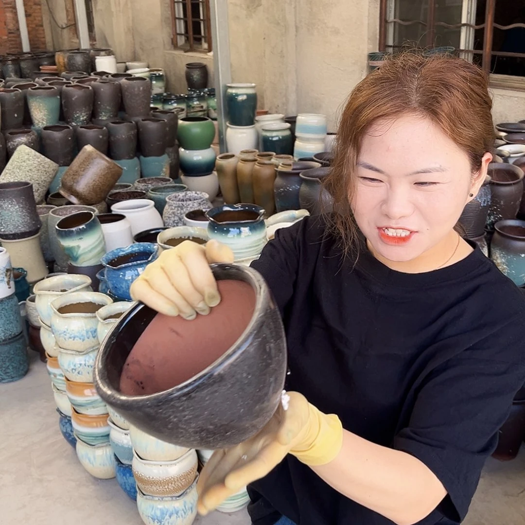 紫砂花盆瑕疵e e e e e e e e e