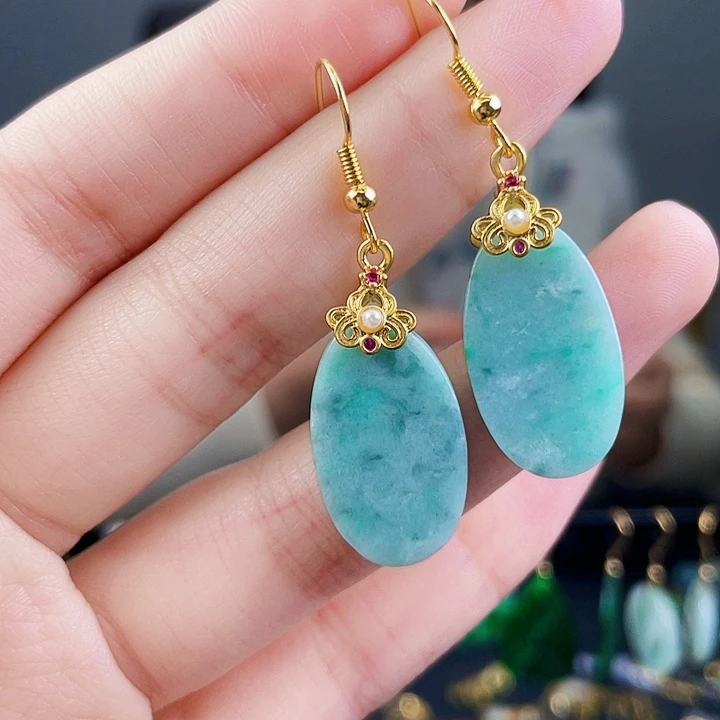 翡翠耳饰未镶嵌饰品