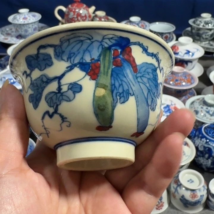 景德镇手工手绘杯