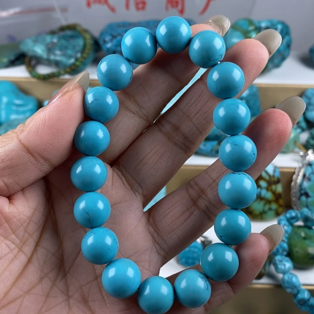 H***包高瓷精品水草纹单珠手串