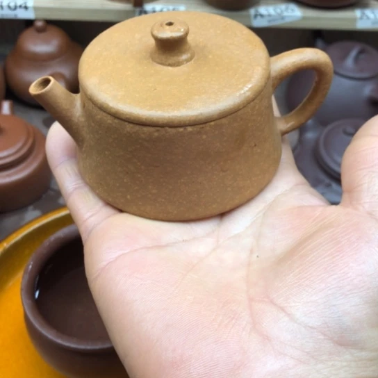 紫砂茶壶将坡泥云柱90豪升左右