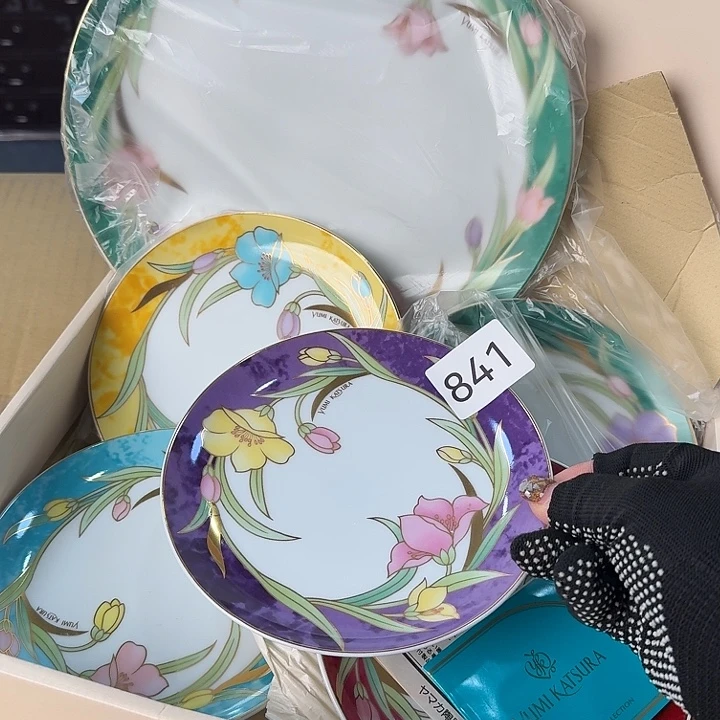 瓷片很好看的盘子套装