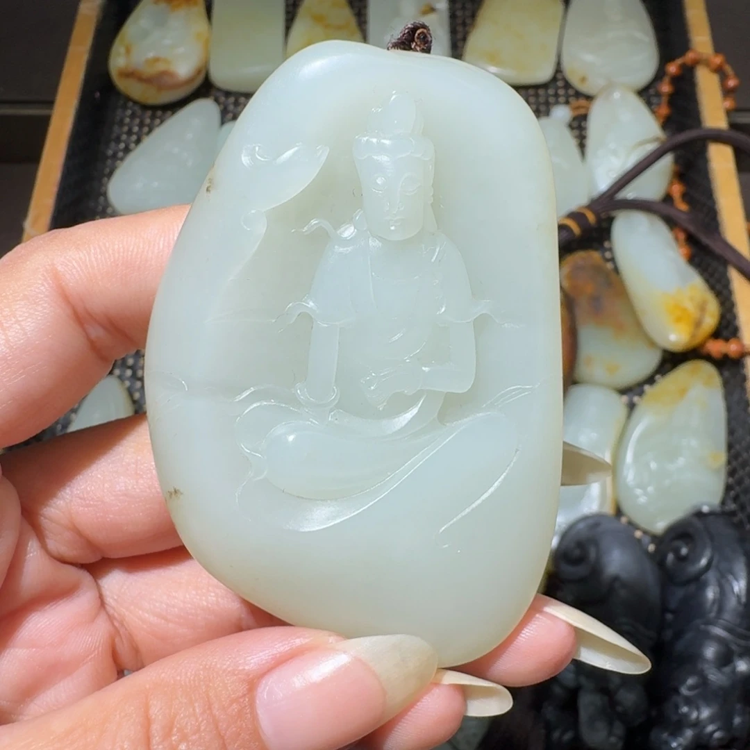 吊坠(不含链)未镶嵌和田玉
