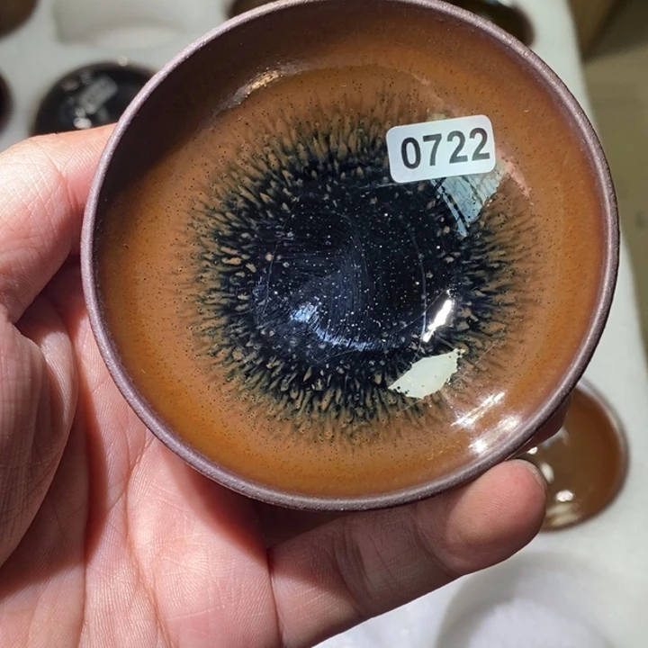 葫***娃茶盏建阳建盏龙窑柴烧