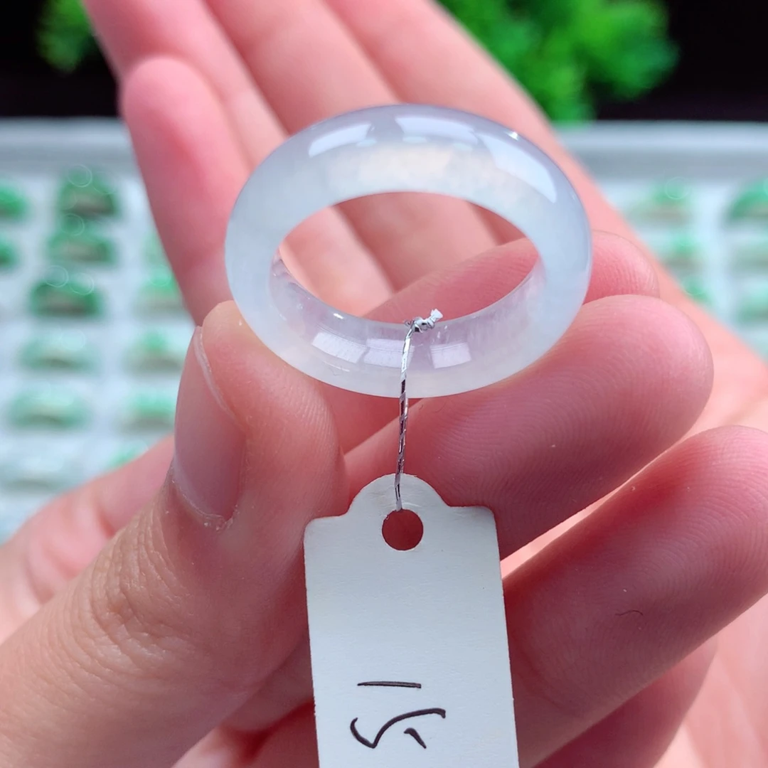 未镶嵌戒指翡翠磨*脸天然