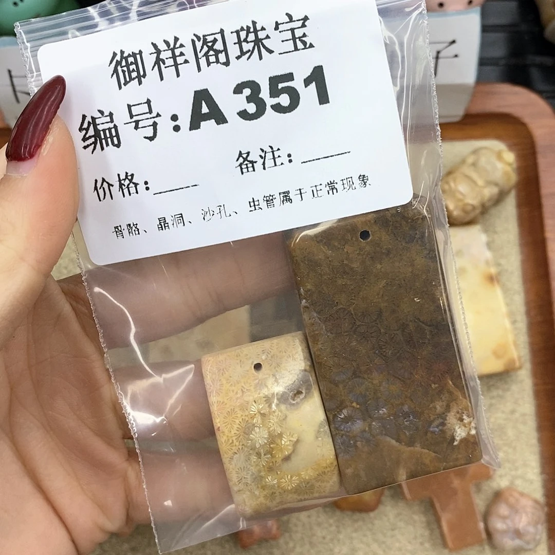硅化珊瑚（珊瑚玉）A265未镶嵌L***理