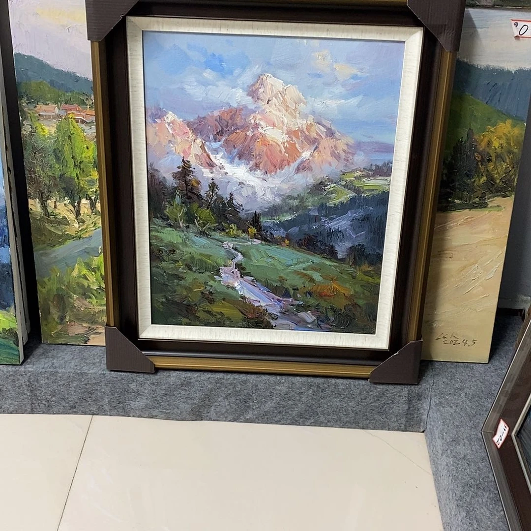 油画带外框画芯尺寸40x50cm