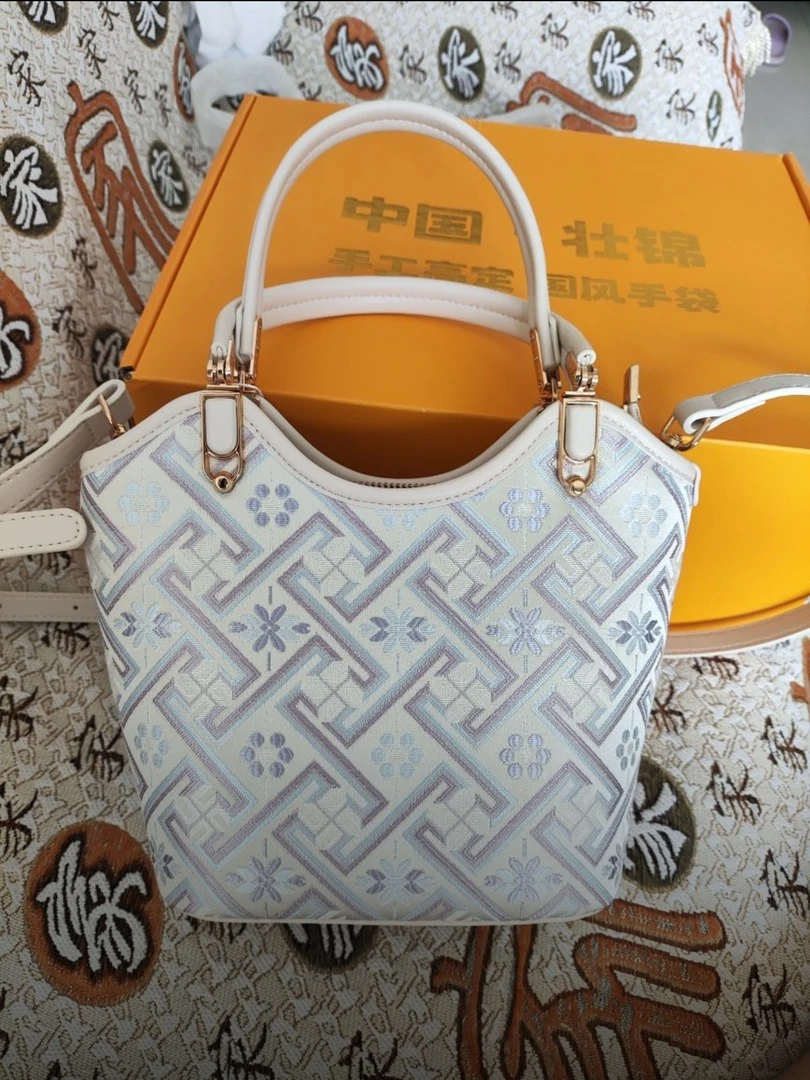 【广西非遗壮锦】菜篮子斜跨包