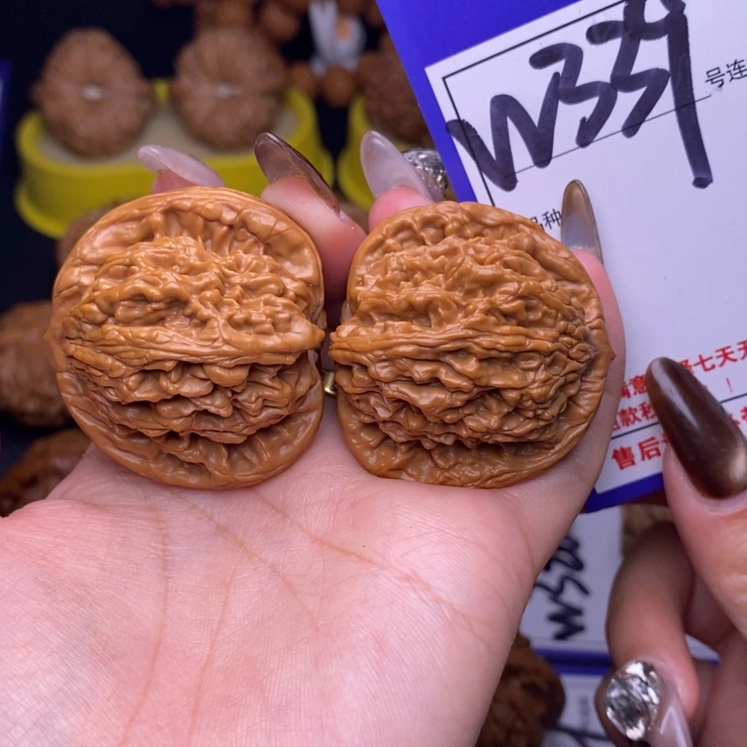 吊坠文玩核桃W339链接 虎头41尺