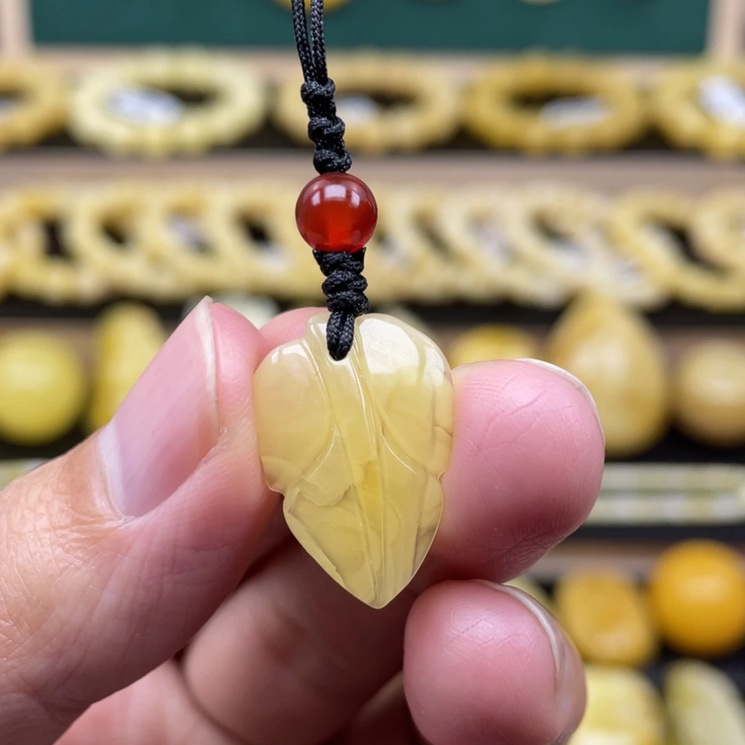 琥珀裸石未镶嵌琥珀蜜蜡