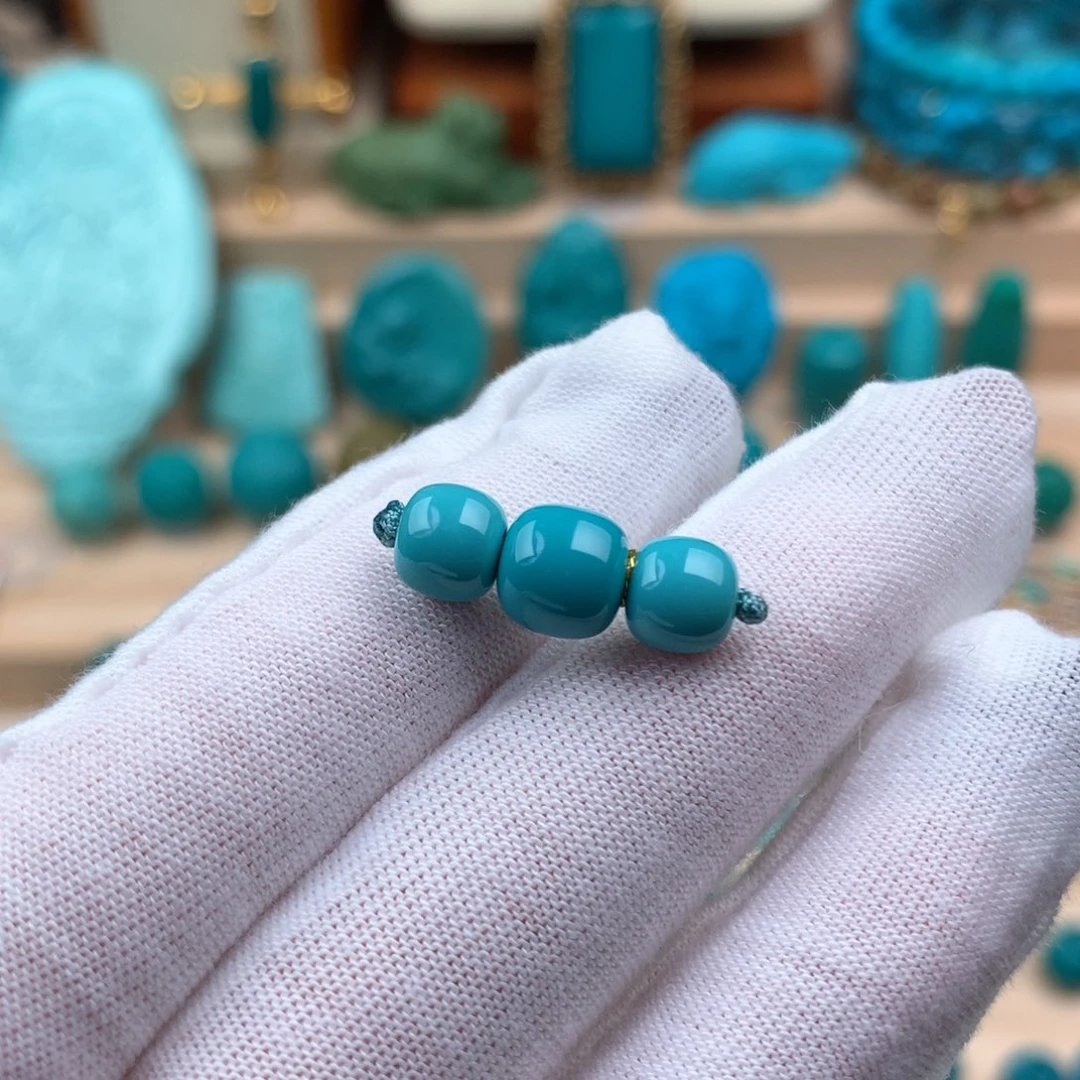 绿松石未镶嵌老型三件套7