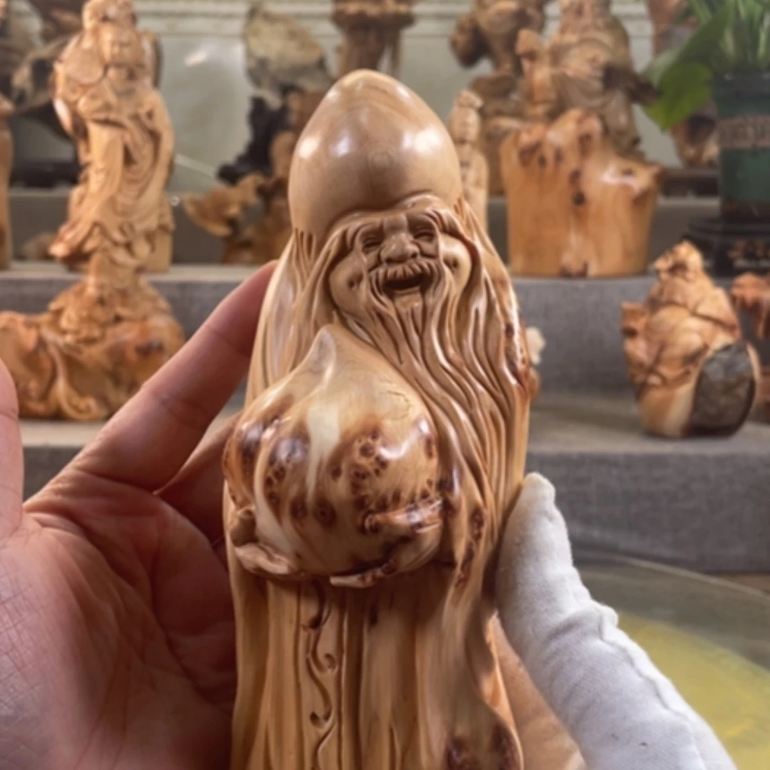 【闪购商品】柏木（崖柏）丁**贝 崖柏工艺品摆件