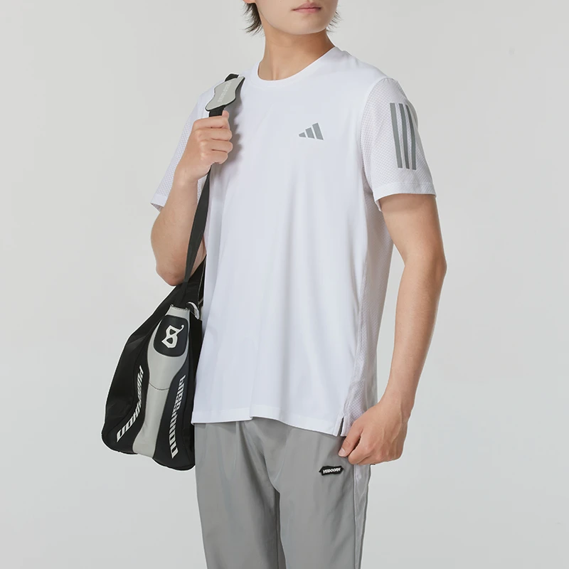 adidas阿迪达斯男装短袖2024新款休闲半袖上衣运动透气T恤JF1472