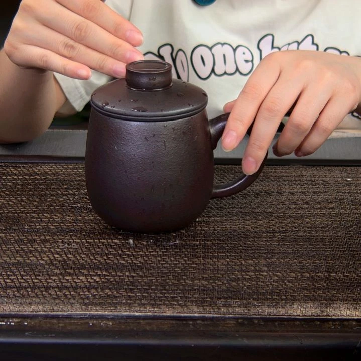 茶杯紫砂高货放漏