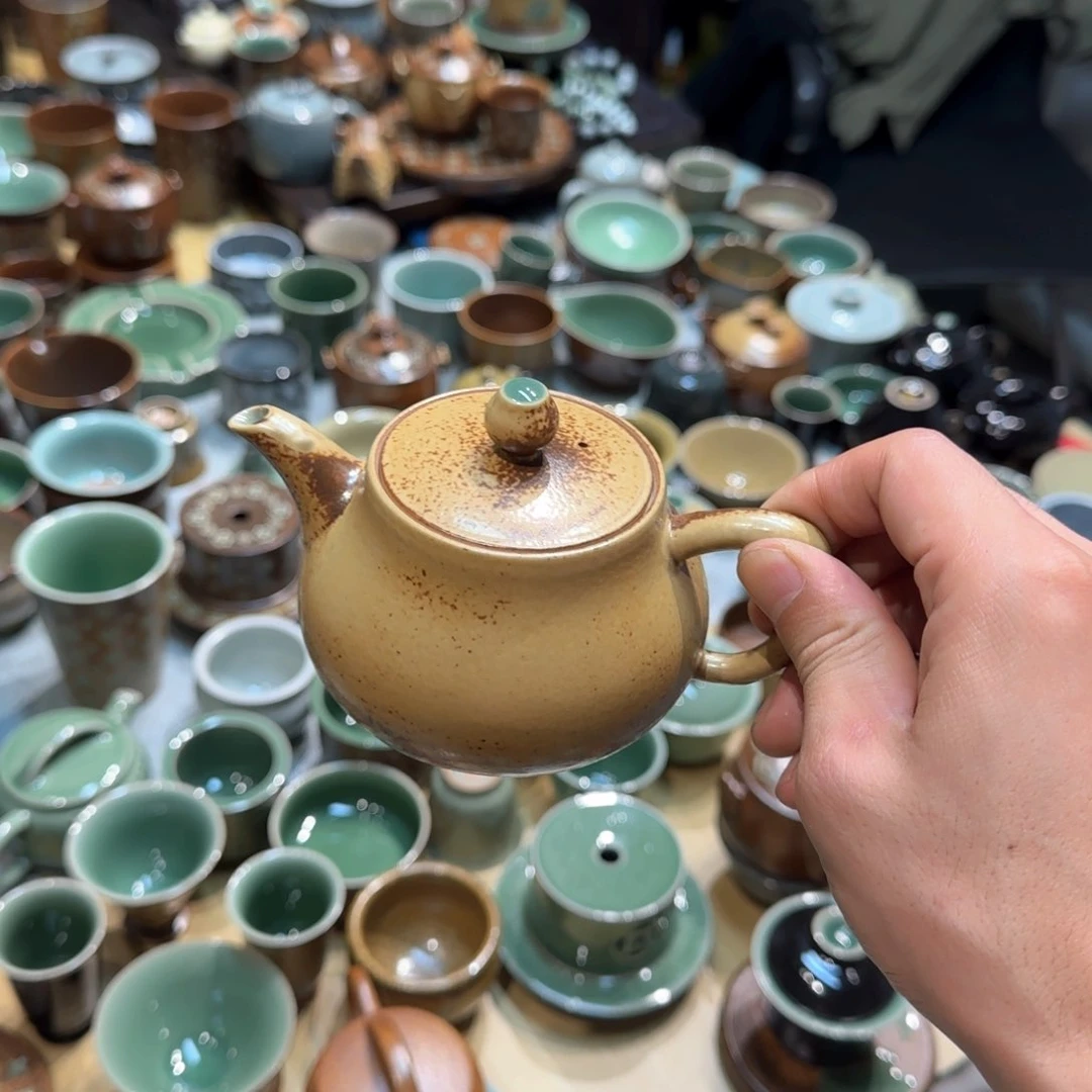 小金茶具青瓷茶器