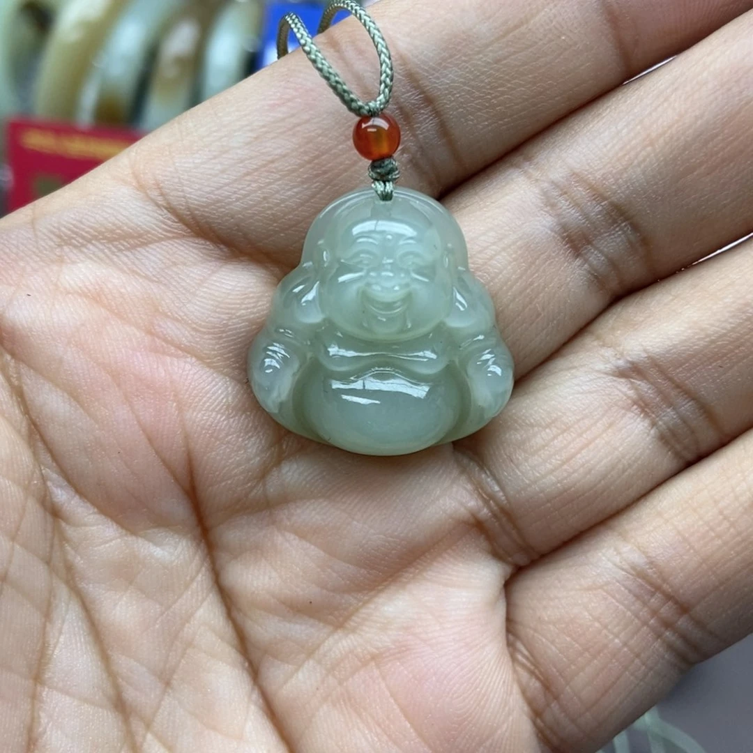 和田玉吊坠(不含链)未镶嵌满****星