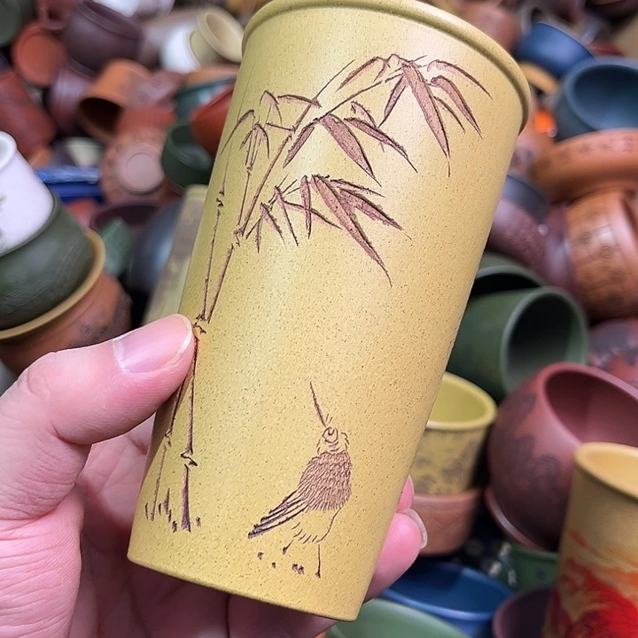 紫砂茶杯全手工紫砂主人杯