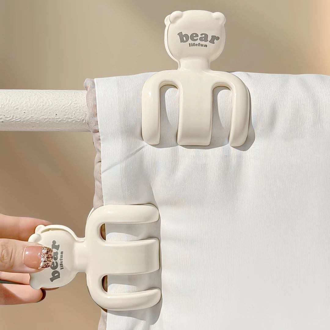 奶油风被夹强力防风夹子耐用晾晒夹学生宿舍通用棉被晒被套晾衣夹