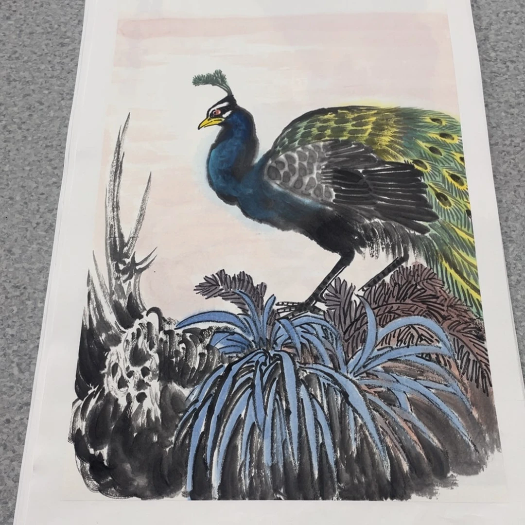 国画2平尺国画作品