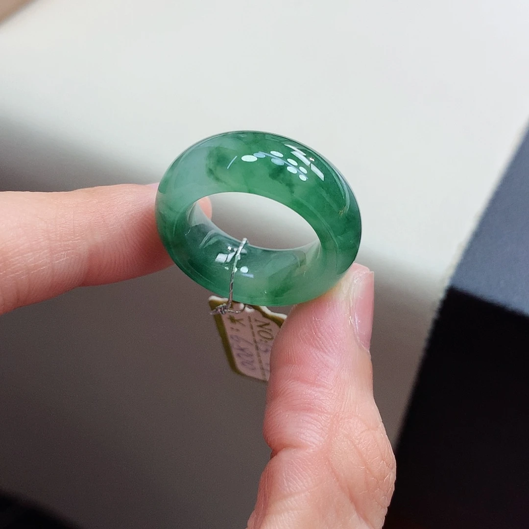 翡翠戒指未镶嵌13-14号