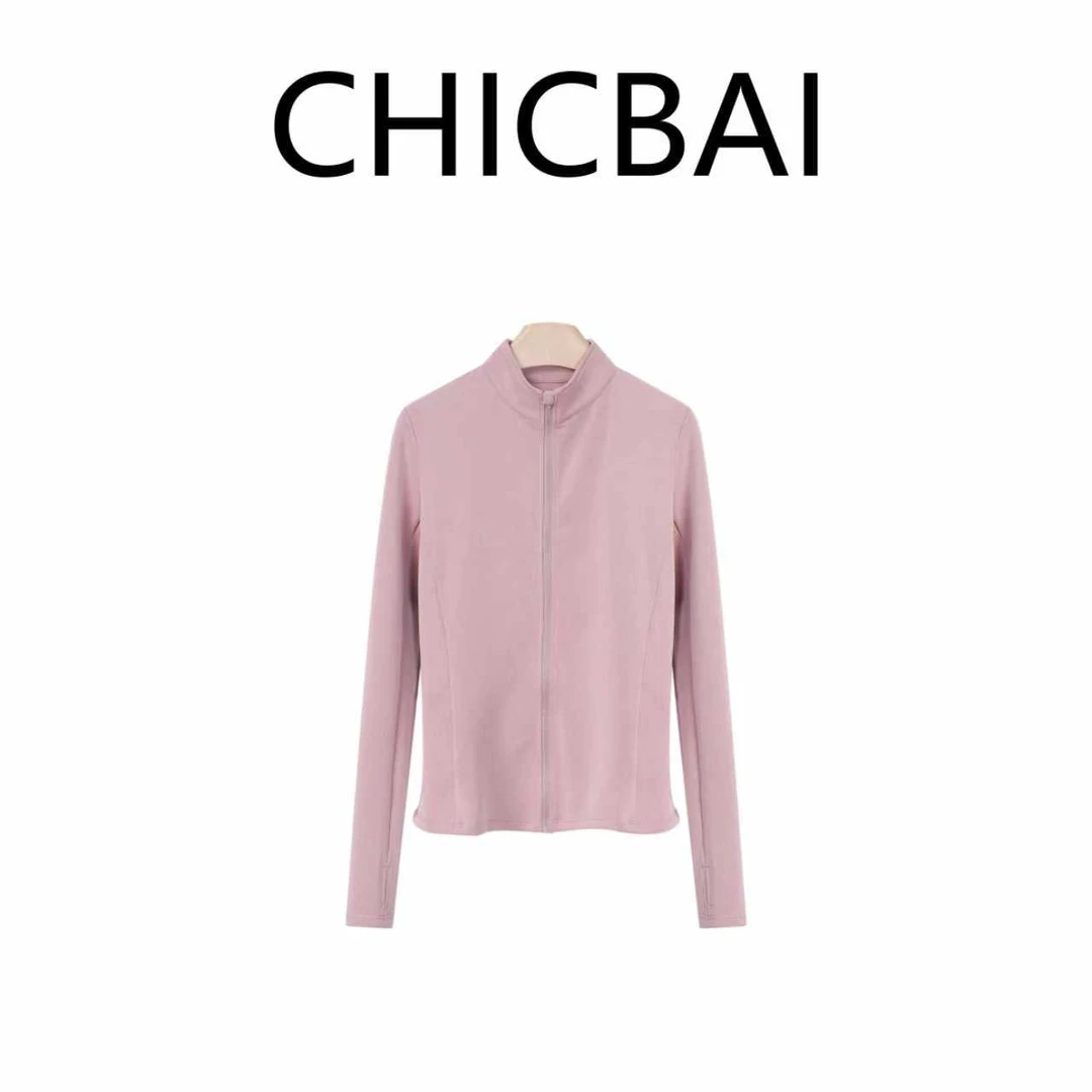 CHICBAI 亲肤软甲莫代尔混纺四面弹T恤卫衣