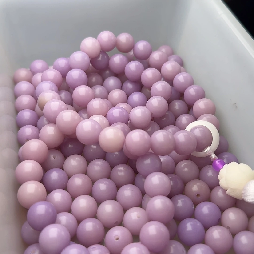 菩提根/象牙果吊坠50颗薰衣草紫12圆