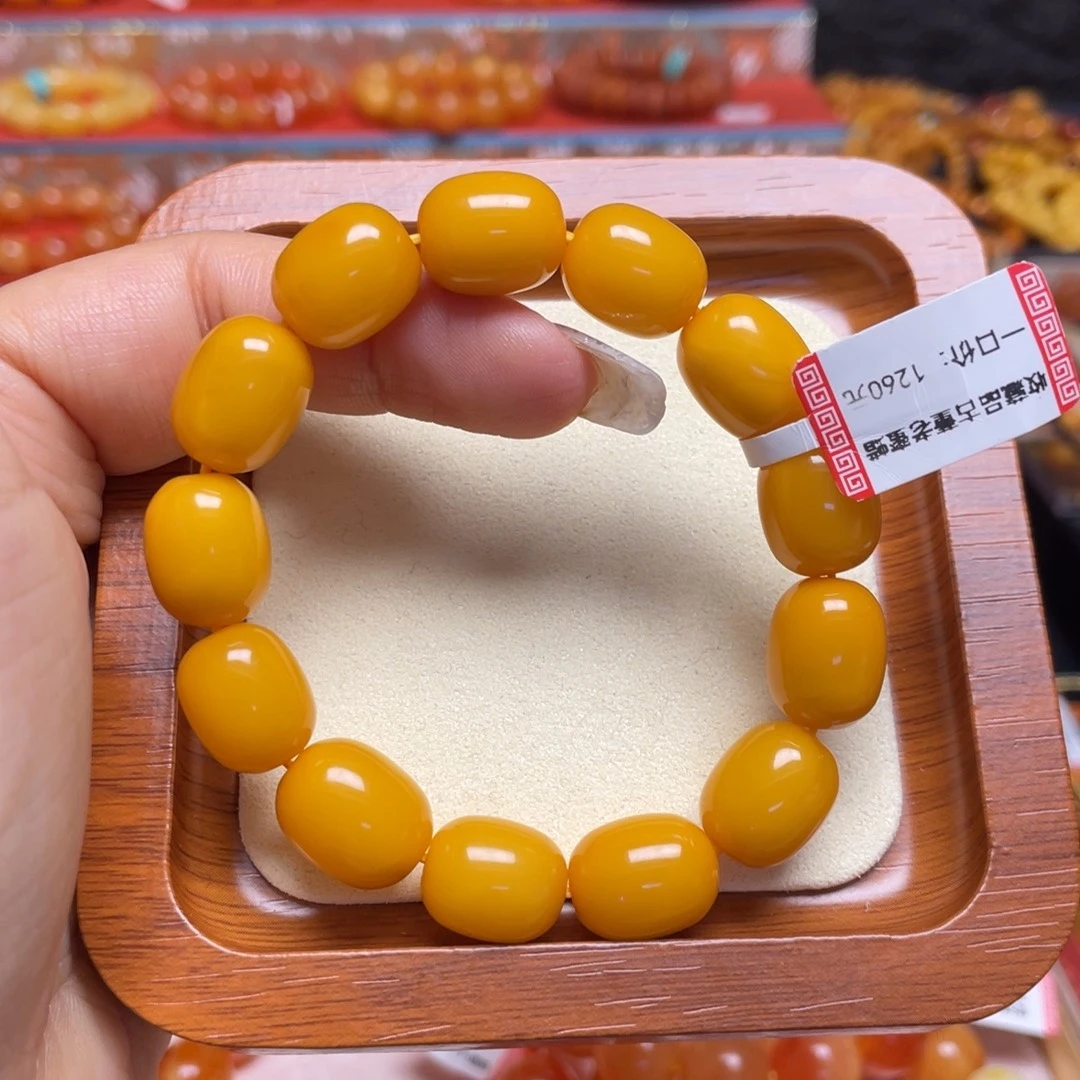 蜜蜡未镶嵌手链手串