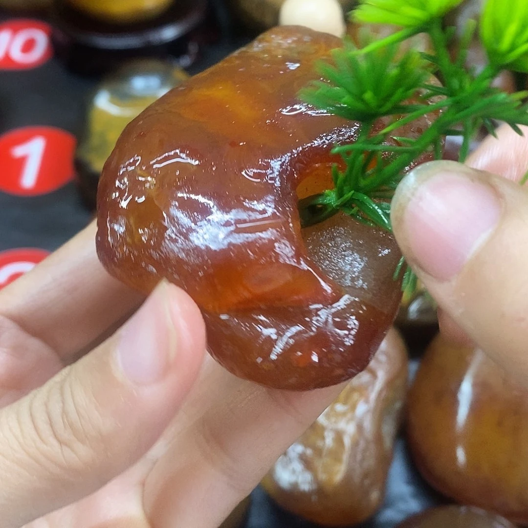 玛瑙/玉髓未镶嵌手把件