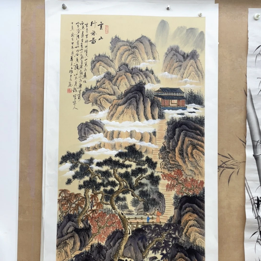 国画国画手绘，精品山水