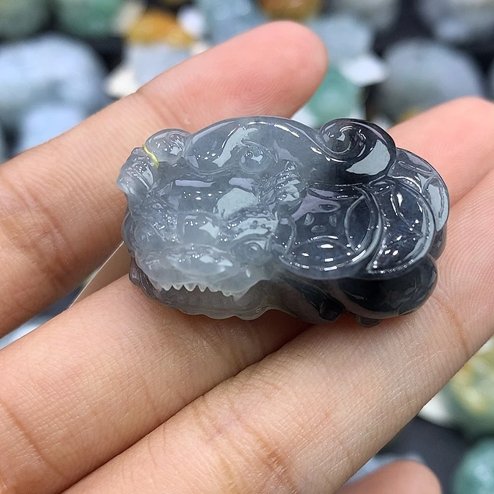 颈饰未镶嵌翡翠天然缅甸翡翠