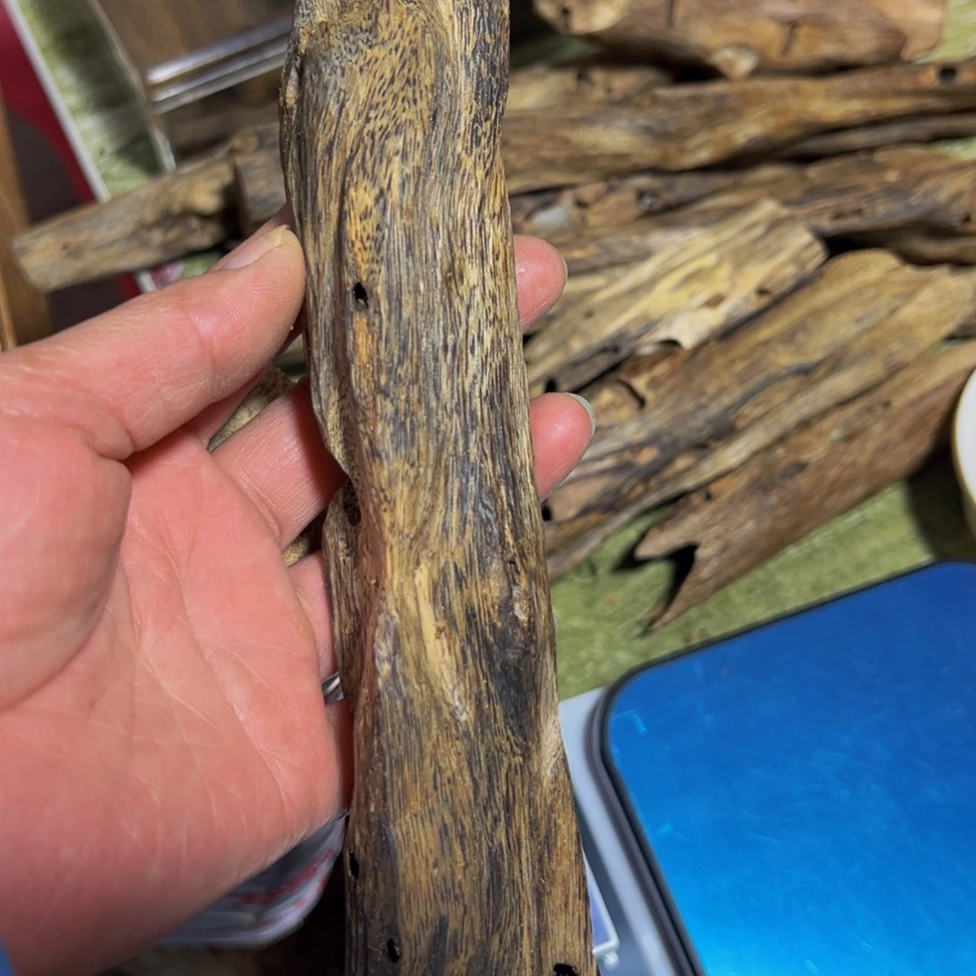 棋楠熏香虫漏小摆件63克