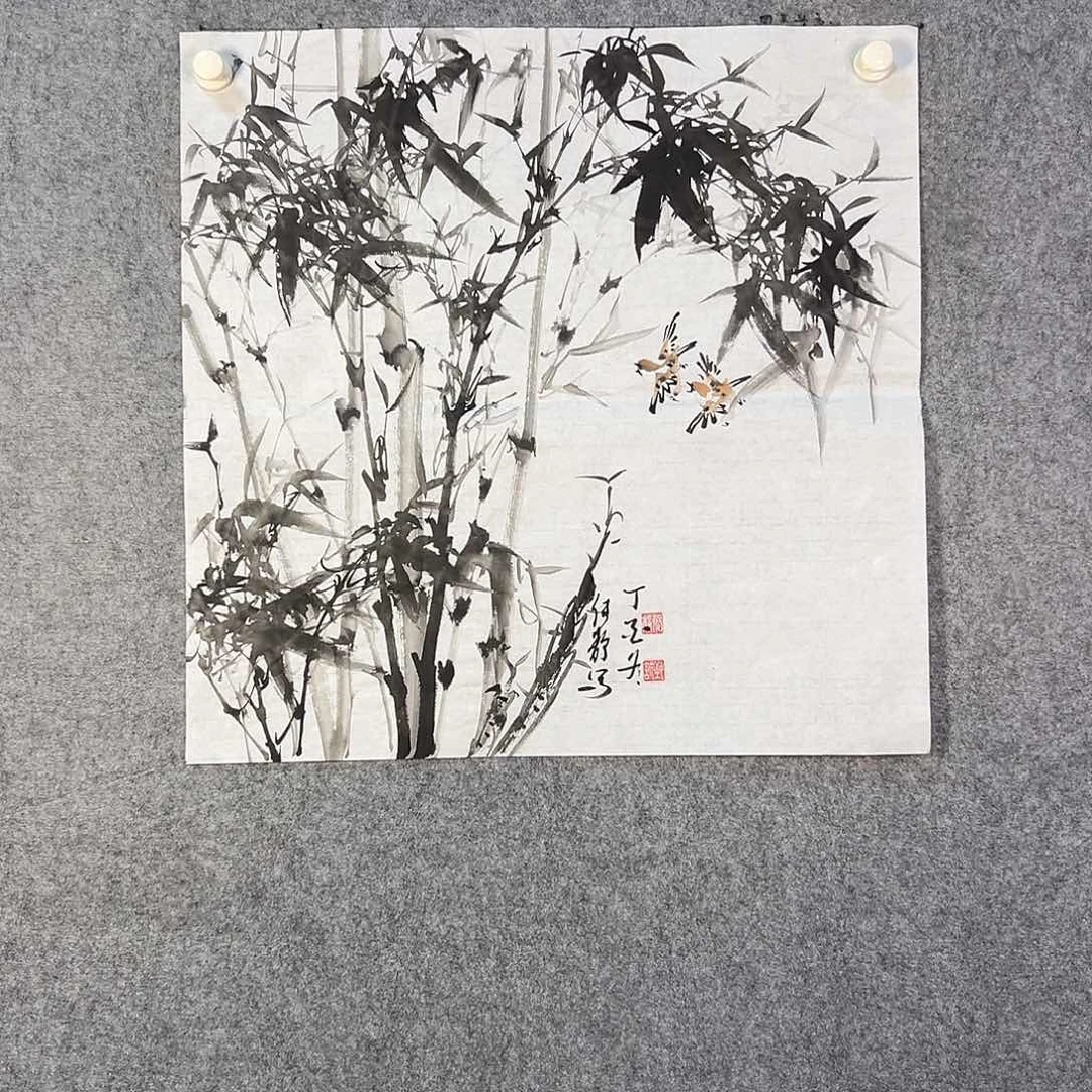 国画119 花鸟等各种花卉图案为一体