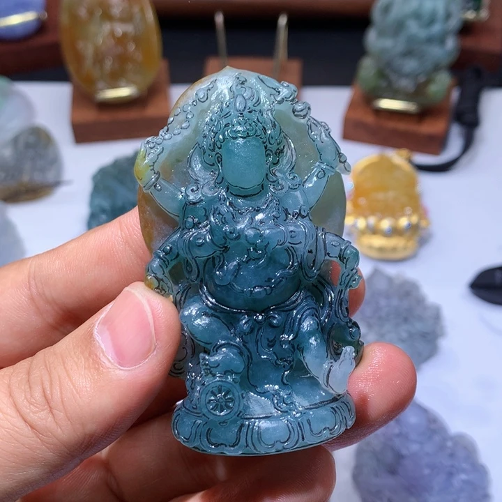 定制翡翠未镶嵌大黑天