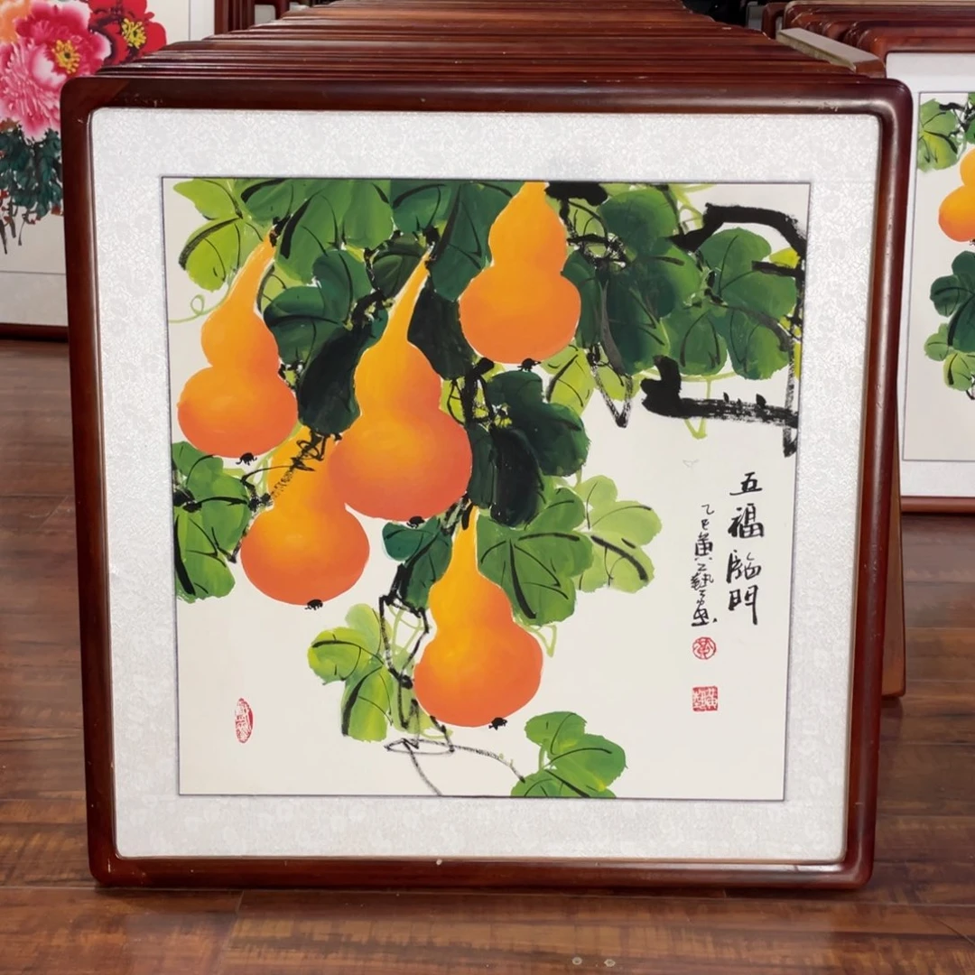 国画带框尺寸63*63厘米