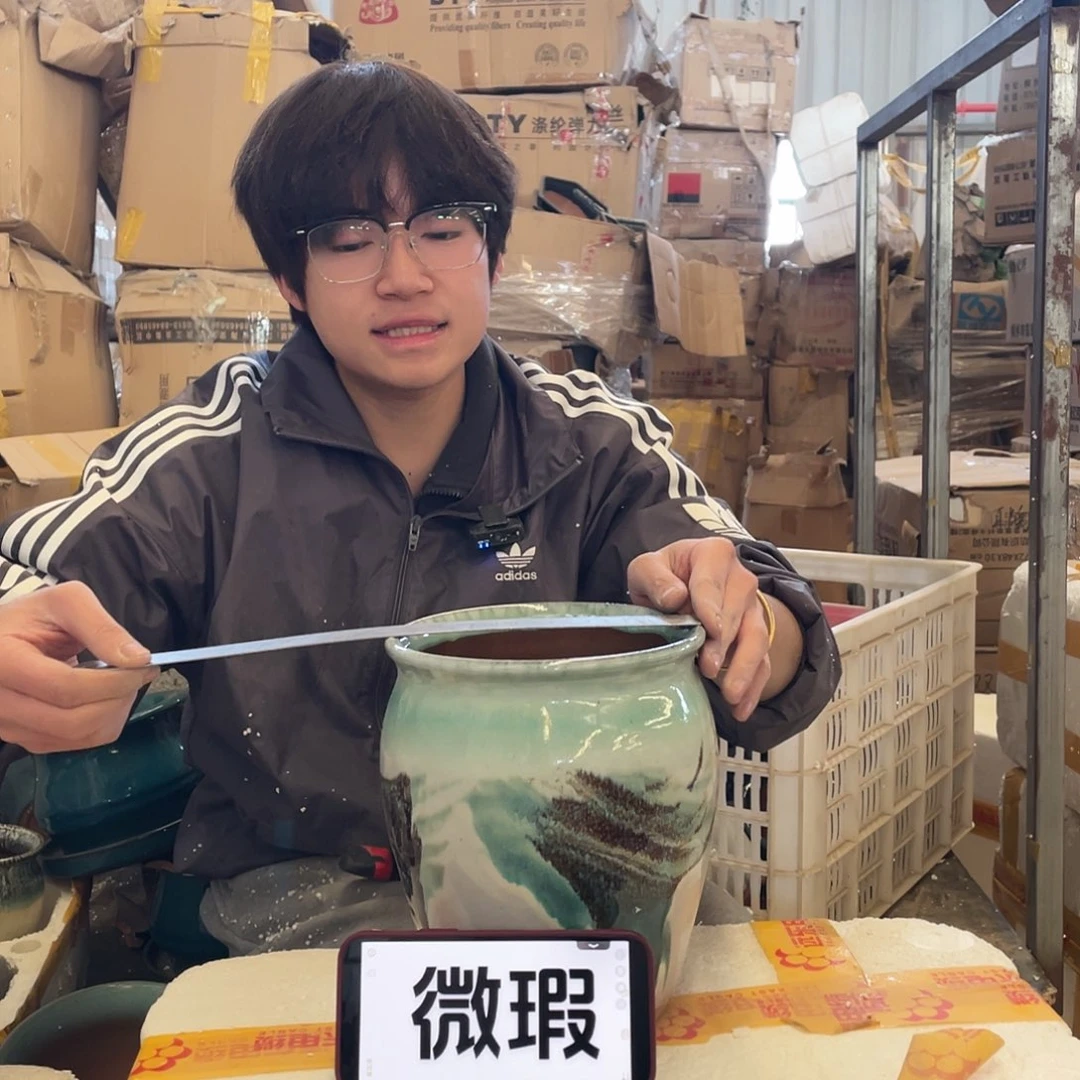 红陶宜兴紫砂花盆