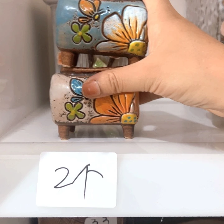 陶瓷多肉花盆满15包邮