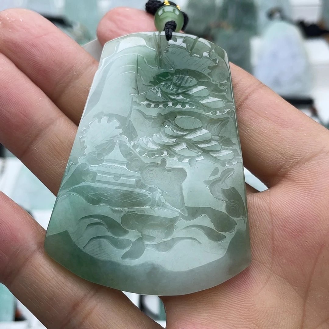 颈饰未镶嵌翡翠翡翠
