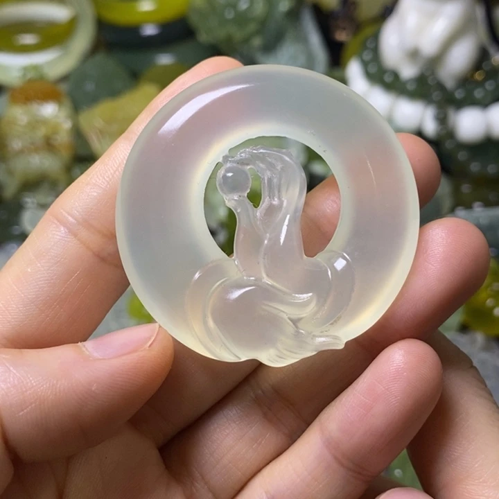 岫玉岫玉挂件未镶嵌