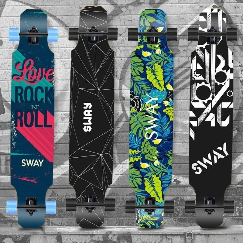 乌市发货新疆包邮斯威滑板专业版长板初学者男孩公刷街代步陆冲板