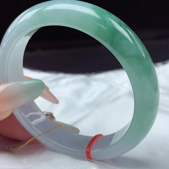 翡翠未镶嵌手镯55圈459