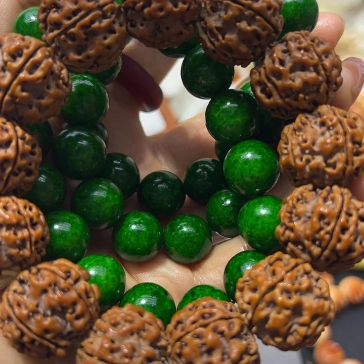 核桃手串/手链1.4绿秋手串